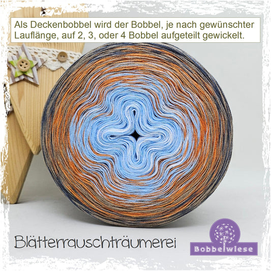 Deckenbobbel "Blätterrauschträumerei", große Lauflängen, mehrteilig