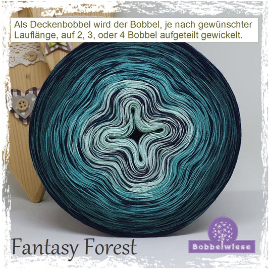 Deckenbobbel / mehrteiliger Bobbel "Fantasy Forest", große Lauflängen wählbar