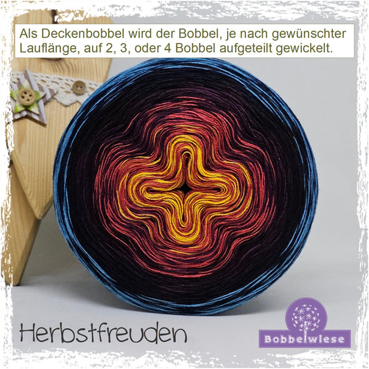 Deckenbobbel "Herbstfreuden", große Lauflängen, mehrteilig