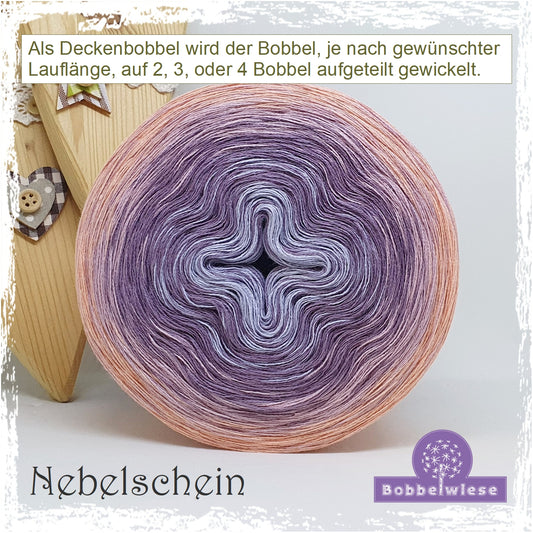 Deckenbobbel "Nebelschein", große Lauflängen, mehrteilig