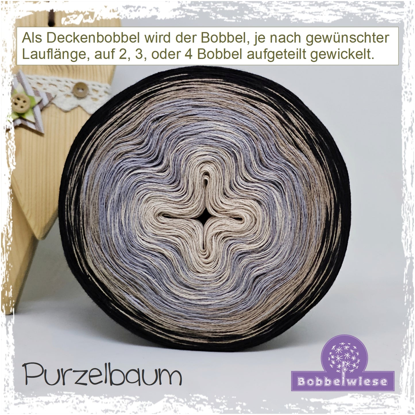 Deckenbobbel "Purzelbaum", große Lauflängen, mehrteilig