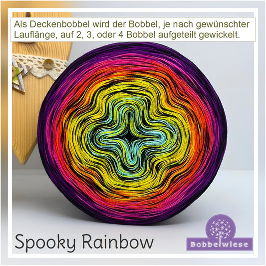 AKTION Deckenbobbel "Spooky Rainbow", große Lauflängen, mehrteilig