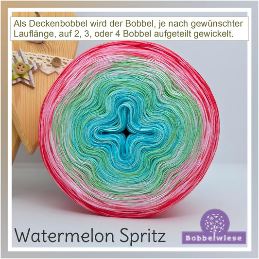 Deckenbobbel "Watermelon Spritz", große Lauflängen, mehrteilig