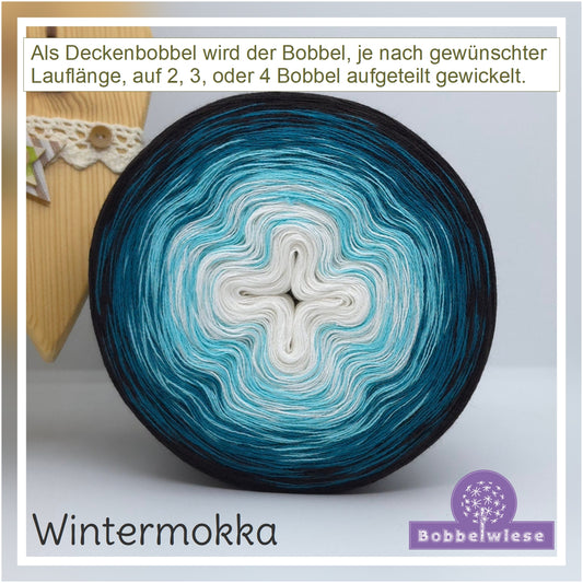AKTION Deckenbobbel "Wintermokka", große Lauflängen, mehrteilig