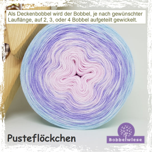 Deckenbobbel "Pusteflöckchen", große Lauflängen, mehrteilig