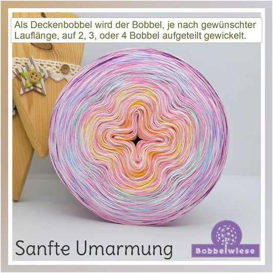 Deckenbobbel "Sanfte Umarmung", große Lauflängen, mehrteilig