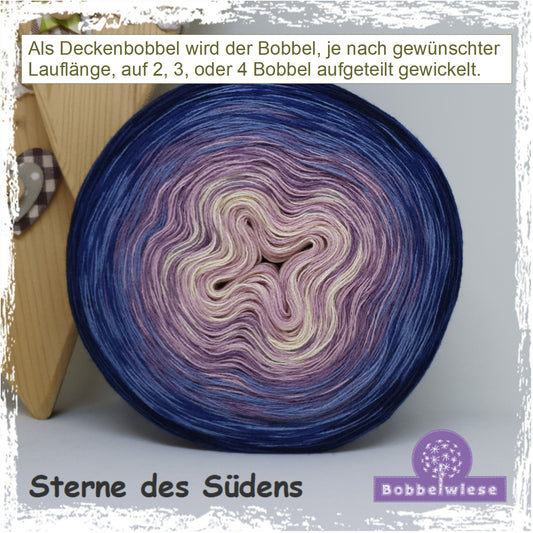Deckenbobbel "Sterne des Südens", große Lauflängen, mehrteilig
