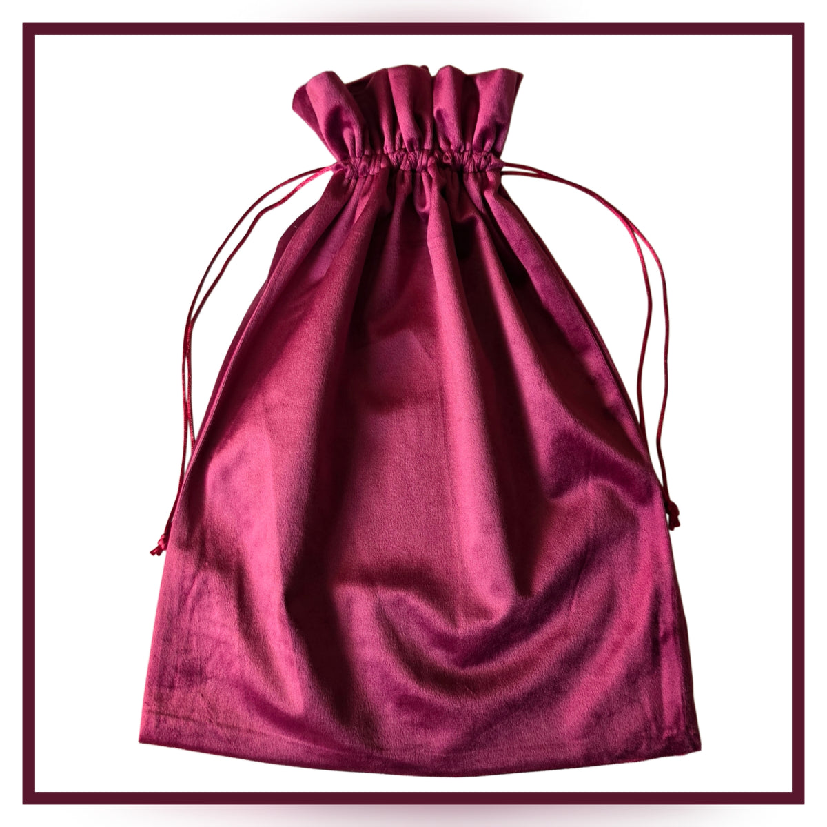 Geschenkset Bobbel "Love & Crime" 4fädig, inkl. Geschenkbeutel Samt "bordeaux"