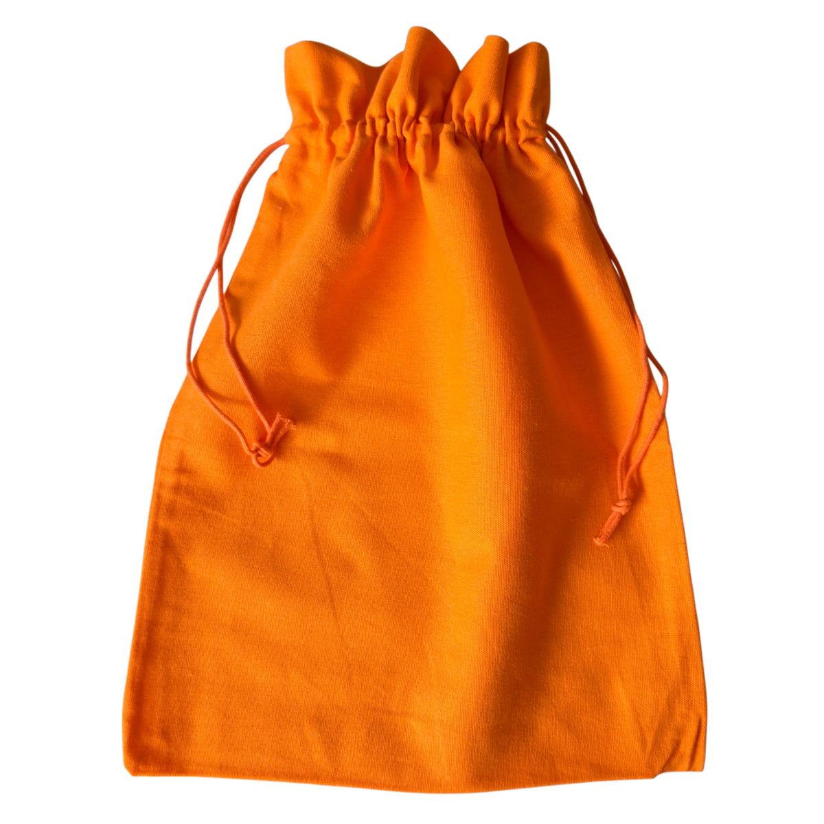 Geschenkbeutel, Baumwolle, "orange", 40x30cm