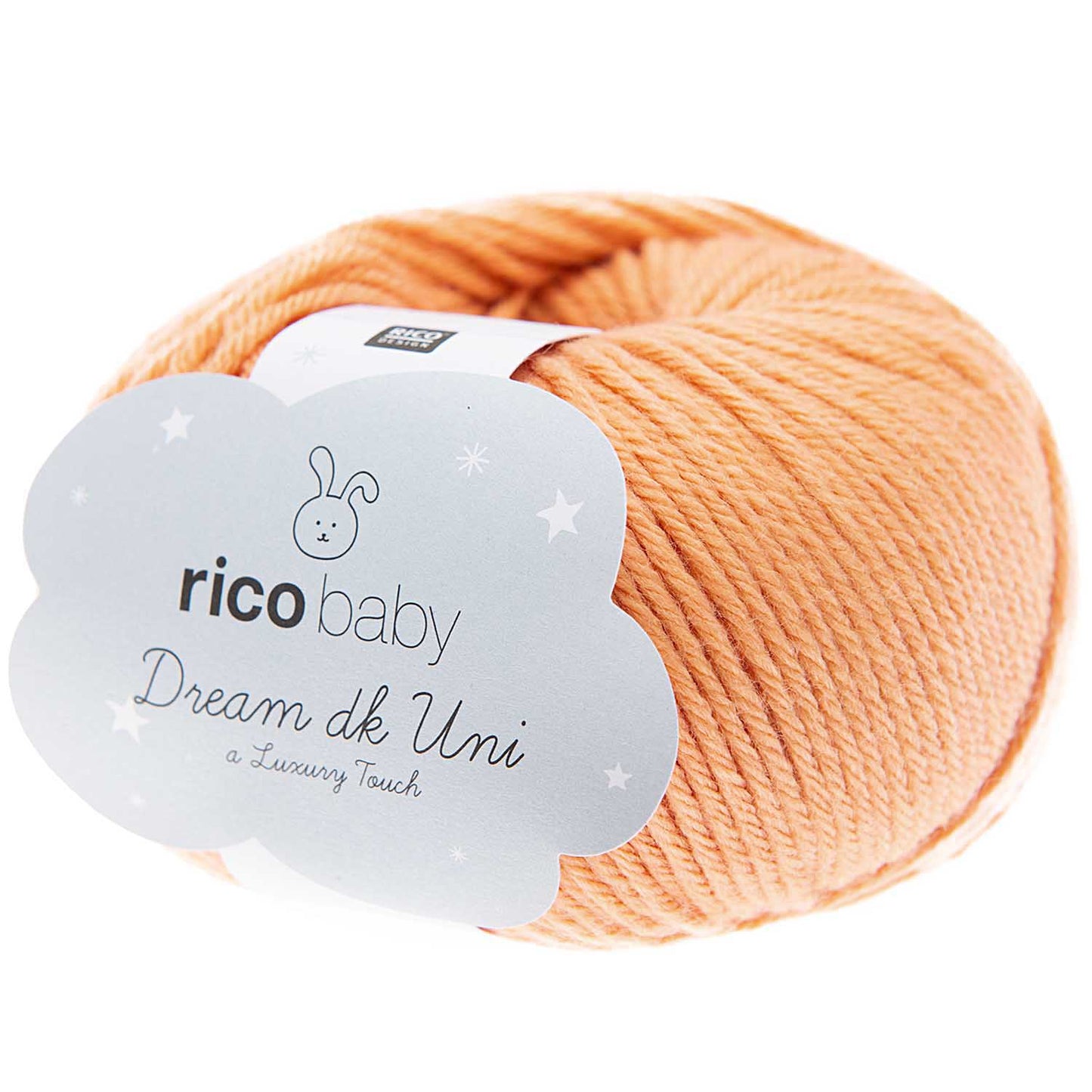 Rico Design Baby Dream dk uni - A Luxury Touch 50g 115m, apricot (014)
