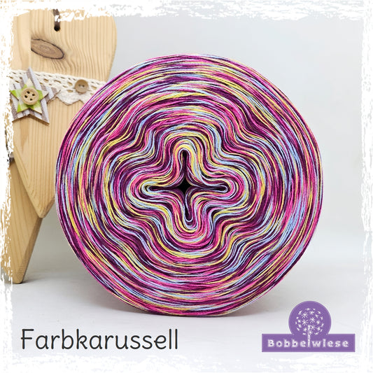 Bobbel meliert "Farbkarussell"