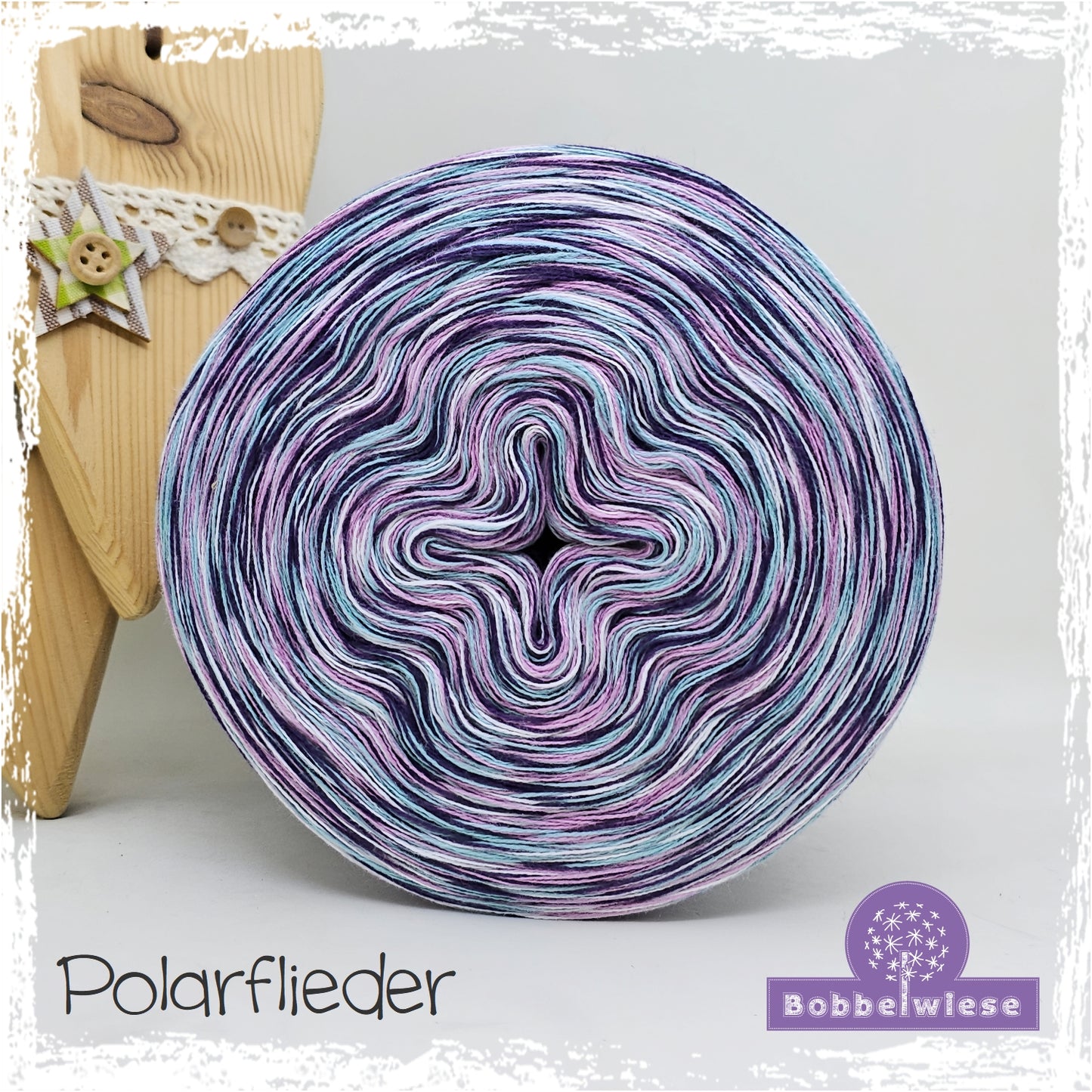 Bobbel meliert "Polarflieder"