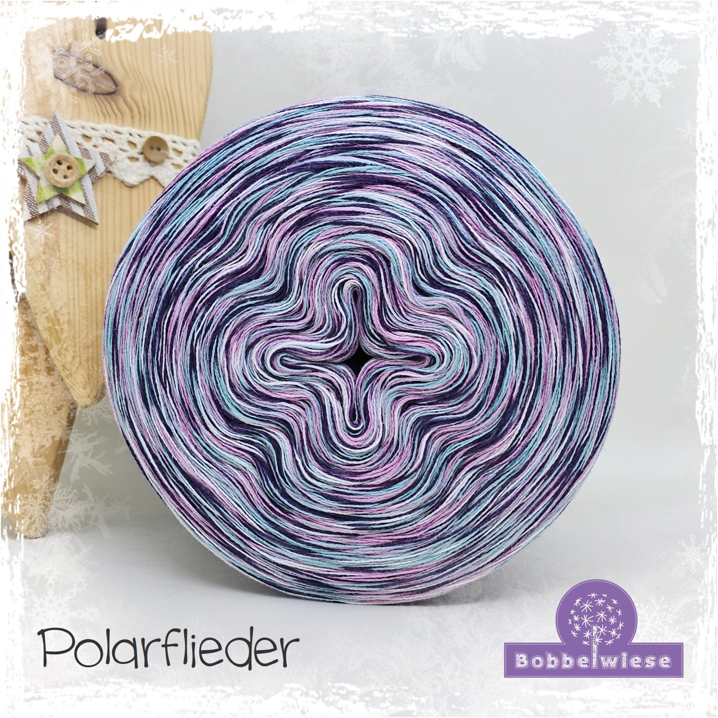 Bobbel meliert "Polarflieder"