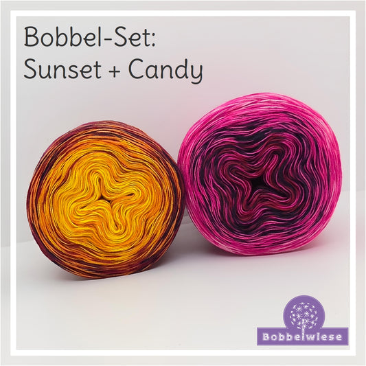 Bobbel-Set "Sunset + Candy", 4fädig