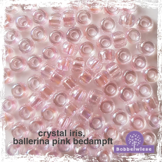 TOHO Rocailles 6/0 - Fb. 171 D crystal iris ballerina pink bedampft (10g)