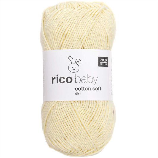 Rico Design Baby Cotton Soft dk 50g 125m, pastellgelb (071)