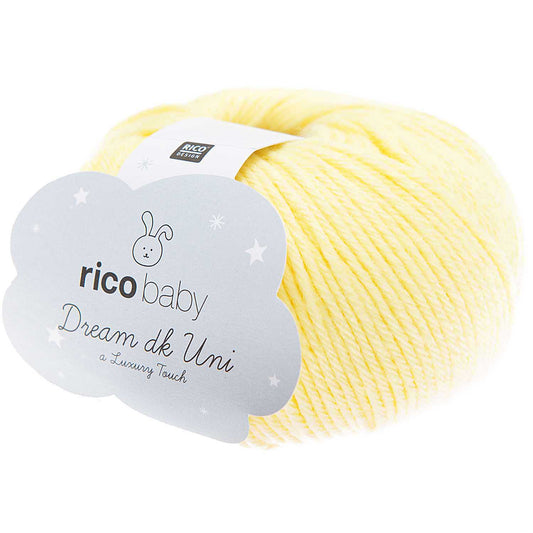 Rico Design Baby Dream dk uni - A Luxury Touch 50g 115m, vanille (013)