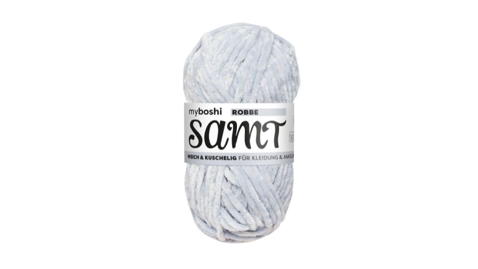 myboshi Samt (mehrere Farben zur Auswahl): weiche Chenille-Wolle zum Häkeln und Stricken