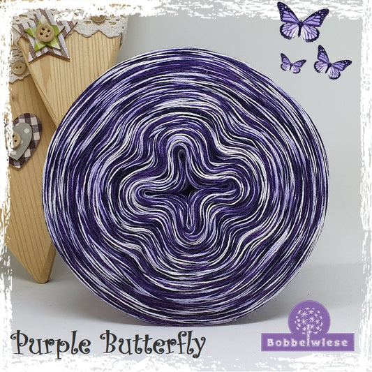 Bobbel meliert "Purple Butterfly"