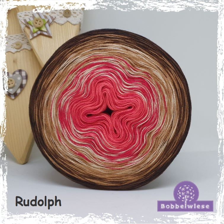 Bobbel "Rudolph", Farbverlaufsgarn